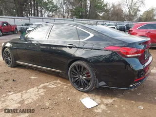 2015 Hyundai Genesis 5.0L with VIN KMHGN4JF7FU086088, listed as a IAAI auction lot 41532546 with 101,655 mi miles. Bid and sale history available at carsss.com. Image 3.