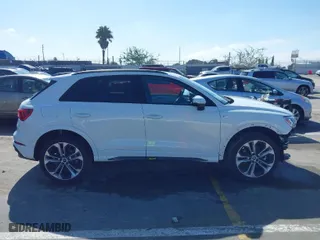 2021 Audi Q3 S line Premium Plus with VIN WA1EECF31M1063905, listed as a IAAI auction lot 41588919 with 31,739 mi miles. Bid and sale history available at carsss.com. Image 11.