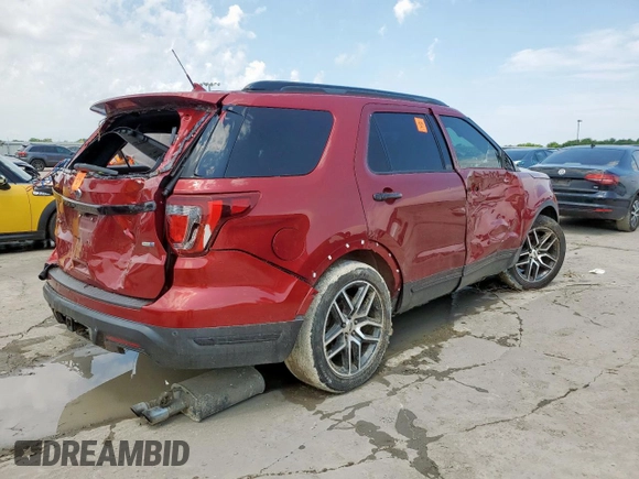 2019 Ford Explorer Sport with VIN 1FM5K8GT0KGB47634, listed as a Copart auction lot 60778275 with 145,776 mi miles and Salvage title. Bid and sale history available at DreamBid. Image 3.