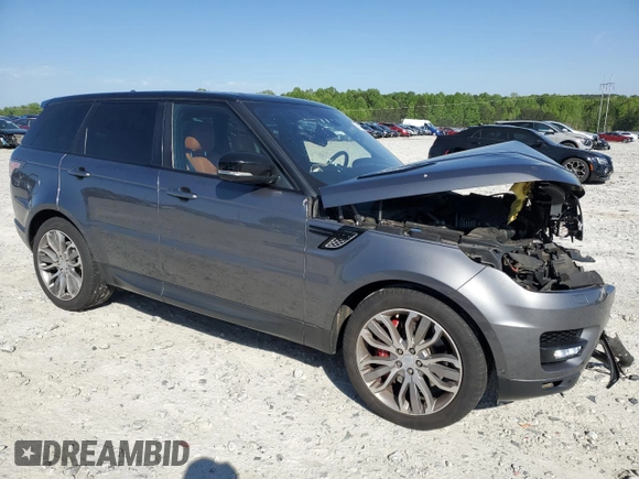 2016 Land Rover Range Rover Sport Dynamic with VIN SALWR2EFXGA583845, listed as a Copart auction lot 53353895 with 118,373 mi miles and Salvage Title. Bid and sale history available at DreamBid. Image 4.