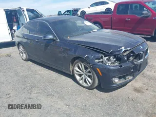 2014 BMW 5 Series 535i with VIN WBA5B1C51ED481628, listed as a IAAI auction lot 41806080 with 166,791 mi miles. Bid and sale history available at carsss.com. Image 1.