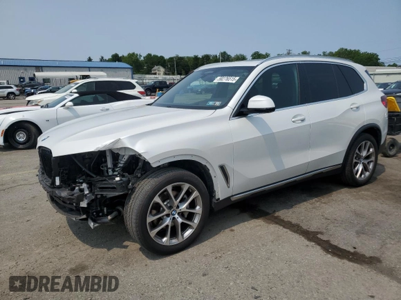 2022 BMW X5 xDrive40i z VIN 5UXCR6C06N9L01276, wystawiony jako Copart lot #58276515 z przebiegiem 28 794 mil mil oraz Szkoda całkowita • Salvage title. Historia ofert i sprzedaży dostępna na DreamBid. Obrazek 1.