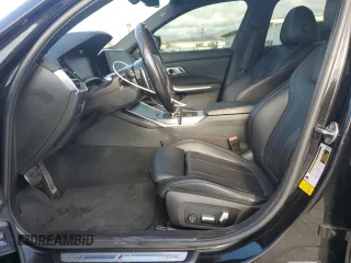 2022 BMW 3 Series M340i with VIN 3MW5U7J00N8C29838, listed as a Copart auction lot 44741545 with 37,733 mi miles and Salvage Title. Bid and sale history available at carsss.com. Image 7.