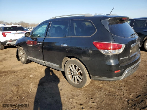 2013 Nissan Pathfinder SL with VIN 5N1AR2MM7DC685391, listed as a Copart auction lot 48571945 with 146,477 mi miles and Salvage Title. Bid and sale history available at carsss.com. Image 2.