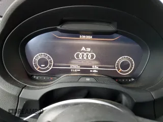 2017 Audi A3 Sedan Premium Plus with VIN WAUGUGFF9H1069408, listed as a Copart auction lot 56938504 with 37,025 mi miles and Salvage Title. Bid and sale history available at carsss.com. Image 9.