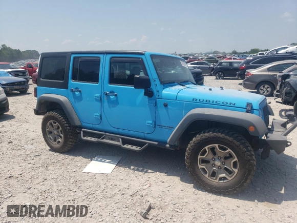 2018 Jeep Wrangler Unlimited Rubicon Recon with VIN 1C4BJWFGXJL887376, listed as a Copart auction lot 58753905 with 100,063 mi miles and Salvage title. Bid and sale history available at DreamBid. Image 4.