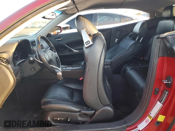 2011 Lexus IS 350 C with VIN JTHFE2C24B2506795, listed as a Copart auction lot 46447575 with 131,714 mi miles and Salvage title. Bid and sale history available at DreamBid. Image 7.