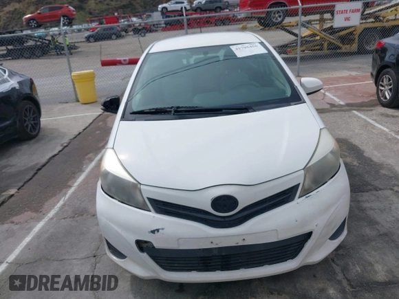 2013 Toyota Yaris L with VIN JTDJTUD31DD554542, listed as a IAAI auction lot 41795456 with 1 mi miles. Bid and sale history available at carsss.com. Image 11.