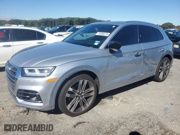 2018 Audi SQ5 Prestige with VIN WA1C4AFY9J2148135, listed as a Copart auction lot 74300274 with 40,290 mi miles and Salvage Title. Bid and sale history available at DreamBid. Image 1.