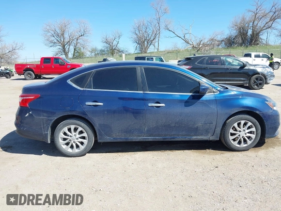 2019 Nissan Sentra SV with VIN 3N1AB7AP6KY248123, listed as a IAAI auction lot 42047404 with 44,940 mi miles and . Bid and sale history available at DreamBid. Image 13.