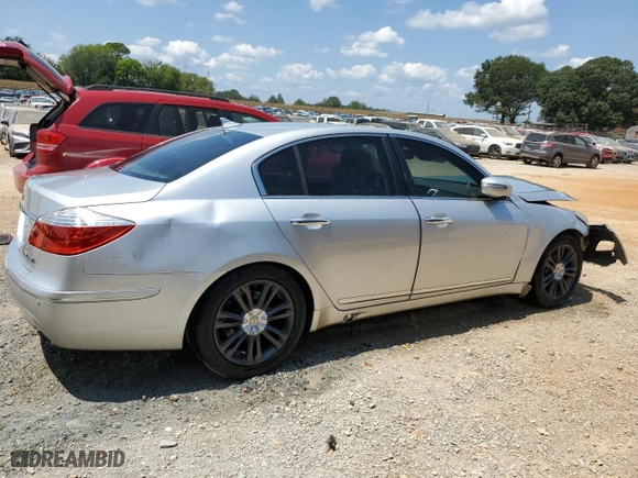 2010 Hyundai Genesis with VIN KMHGC4DF8AU070024, listed as a Copart auction lot 66958694 with 180,099 mi miles and Salvage Title. Bid and sale history available at carsss.com. Image 3.