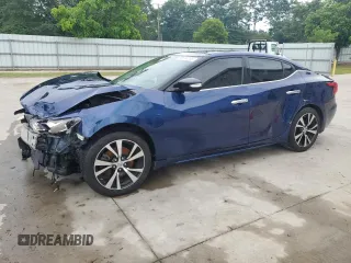 2017 Nissan Maxima SR with VIN 1N4AA6AP9HC446390, listed as a Copart auction lot 58618255 with 61,091 mi miles and Salvage title. Bid and sale history available at DreamBid. Image 1.
