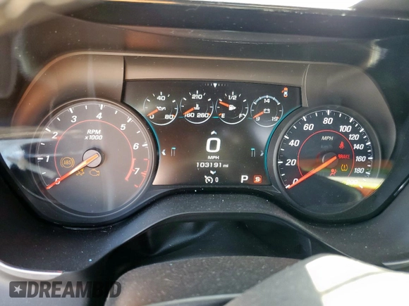 2016 Chevrolet Camaro 2SS with VIN 1G1FH1R71G0191536, listed as a Copart auction lot 50460625 with 103,191 mi miles and Salvage title. Bid and sale history available at DreamBid. Image 9.