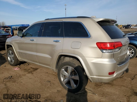 2015 Jeep Grand Cherokee Overland with VIN 1C4RJFCG9FC681699, listed as a Copart auction lot 49292195 with 144,133 mi miles and Clean Title. Bid and sale history available at carsss.com. Image 2.