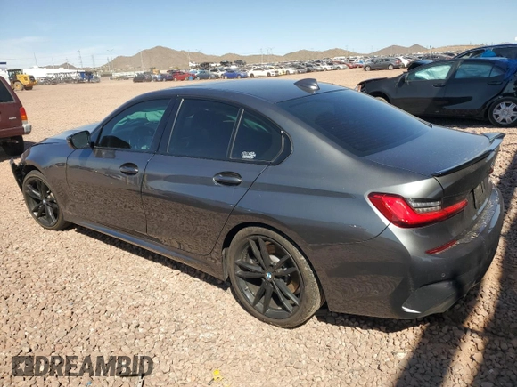 2021 BMW 3 Series 330i with VIN 3MW5R1J06M8B67021, listed as a Copart auction lot 49488195 with 67,806 mi miles and Salvage Title. Bid and sale history available at carsss.com. Image 2.