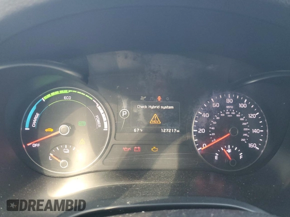 2017 Kia Optima Hybrid with VIN KNAGT4LE8H5016818, listed as a Copart auction lot 79482314 with 127,217 mi miles and Clean Title. Bid and sale history available at carsss.com. Image 9.