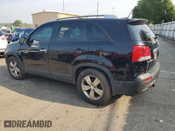 2013 Kia Sorento EX with VIN 5XYKU4A60DG394087, listed as a Copart auction lot 60324665 with 130,736 mi miles and Salvage title. Bid and sale history available at DreamBid. Image 2.