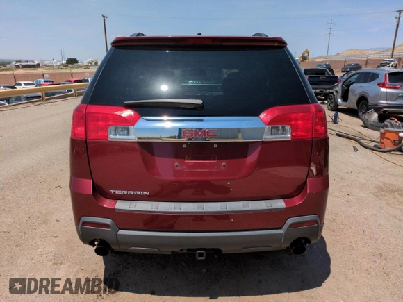 2011 GMC Terrain SLE-2 with VIN 2CTFLSE5XB6371084, listed as a Copart auction lot 59399795 with 104,225 mi miles and Salvage title. Bid and sale history available at DreamBid. Image 6.