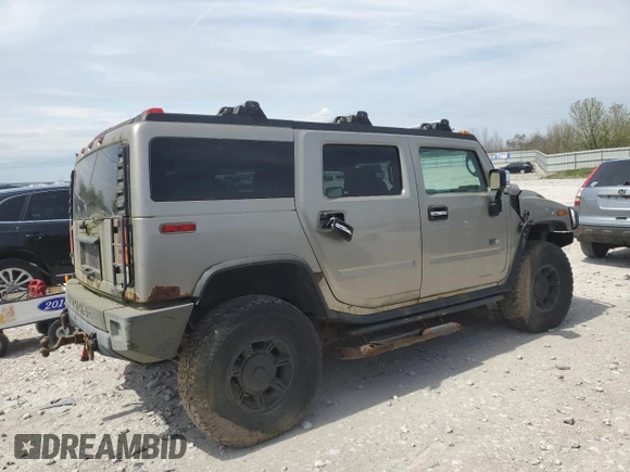 2003 Hummer H2 with VIN 5GRGN23U53H142732, listed as a Copart auction lot 54492145 with 200,324 mi miles and Clean Title. Bid and sale history available at carsss.com. Image 3.