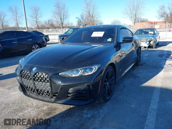 2021 BMW 4 Series M440i xDrive with VIN WBA13AR0XMCF50380, listed as a IAAI auction lot 41200404 with 26,102 mi miles and . Bid and sale history available at DreamBid. Image 17.