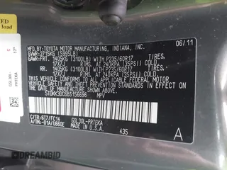 2011 Toyota Sienna LE AAS with VIN 5TDKK3DC6BS156696, listed as a IAAI auction lot 42425381 with 161,787 mi miles and . Bid and sale history available at DreamBid. Image 9.