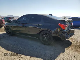 2023 Honda Civic Sport with VIN 2HGFE2F52PH526843, listed as a Copart auction lot 57826055 with 28,758 mi miles and Salvage title. Bid and sale history available at DreamBid. Image 2.