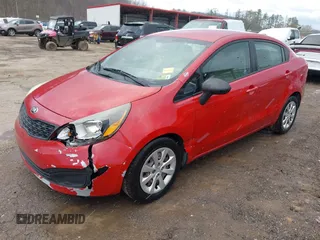 2013 Kia Rio LX with VIN KNADM4A34D6310495, listed as a IAAI auction lot 41986664 with 129,145 mi miles. Bid and sale history available at carsss.com. Image 22.