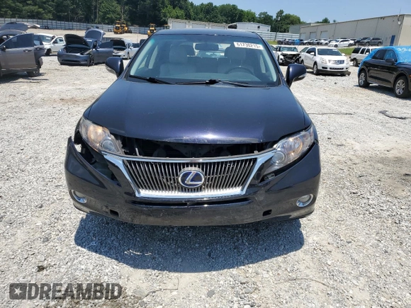 2011 Lexus RX 450h with VIN JTJZB1BA6B2004703, listed as a Copart auction lot 61730215 with 185,388 mi miles and Salvage title. Bid and sale history available at DreamBid. Image 5.