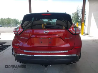 2017 Nissan Murano SL with VIN 5N1AZ2MH4HN175416, listed as a IAAI auction lot 42345395 with 72,962 mi miles and . Bid and sale history available at DreamBid. Image 16.