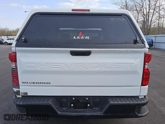 2023 Chevrolet Silverado 1500 Work Truck with VIN 3GCNAAEK3PG353504, listed as a Copart auction lot 52915425 with 57,193 mi miles and Clean Title. Bid and sale history available at DreamBid. Image 6.