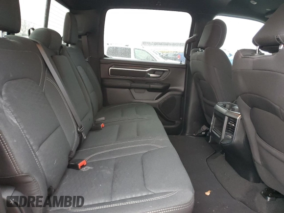 2025 Ram 1500 Big Horn with VIN 1C6SRFFP8SN522135, listed as a Copart auction lot 42783895 with 1,838 mi miles and Salvage Title. Bid and sale history available at carsss.com. Image 10.