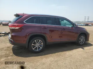 2019 Toyota Highlander SE with VIN 5TDJZRFH5KS949295, listed as a Copart auction lot 59813625 with 118,376 mi miles and Salvage title. Bid and sale history available at DreamBid. Image 3.