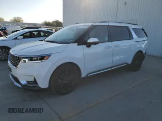 2022 Kia Carnival SX Prestige with VIN KNDNE5H36N6073090, listed as a Copart auction lot 79125954 with 80,843 mi miles and Salvage Title. Bid and sale history available at carsss.com. Image 1.