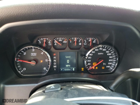 2016 Chevrolet Silverado 2500HD Work Truck with VIN 1GC1KUEG9GF307332, listed as a Copart auction lot 46507355 with 56,468 mi miles and Salvage Title. Bid and sale history available at carsss.com. Image 9.
