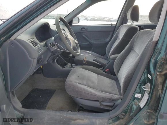 1999 Honda Civic VP with VIN 2HGEJ6619XH906970, listed as a Copart auction lot 88258005 with 297,124 mi miles and Clean Title. Bid and sale history available at carsss.com. Image 7.