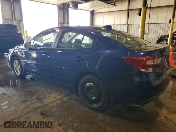 2018 Subaru Impreza Premium with VIN 4S3GKAB65J3621850, listed as a Copart auction lot 63196235 with 50,973 mi miles and Salvage title. Bid and sale history available at DreamBid. Image 2.