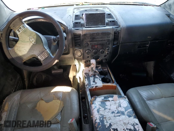2004 Infiniti QX56 with VIN 5N3AA08A54N812257, listed as a Copart auction lot 79420844 with 0 mi miles and Salvage Title. Bid and sale history available at carsss.com. Image 8.