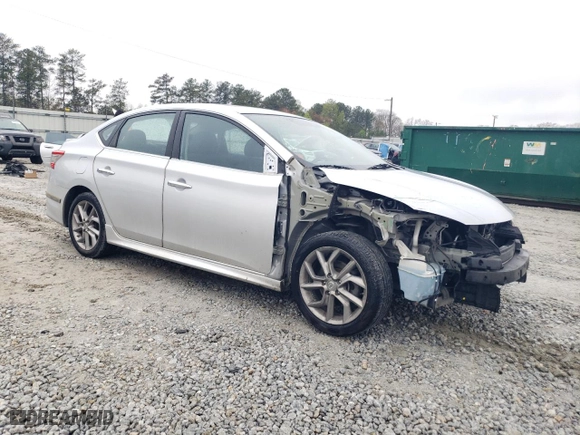 2013 Nissan Sentra SR with VIN 3N1AB7AP7DL621542, listed as a Copart auction lot 49902195 with 168,129 mi miles and Salvage Title. Bid and sale history available at carsss.com. Image 4.