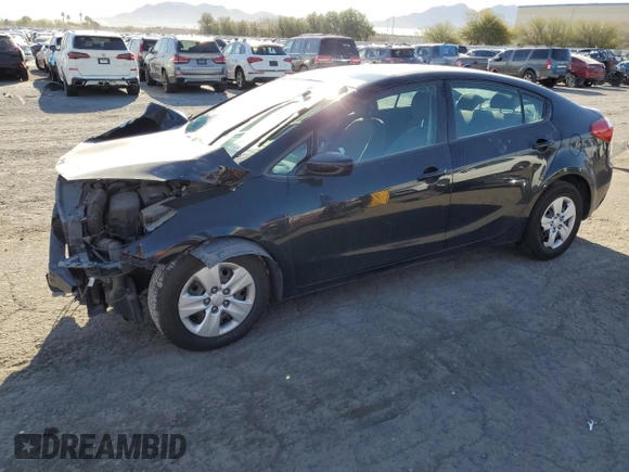 2016 Kia Forte LX with VIN KNAFK4A65G5538928, listed as a Copart auction lot 50807395 with 107,063 mi miles and Salvage Title. Bid and sale history available at carsss.com. Image 1.