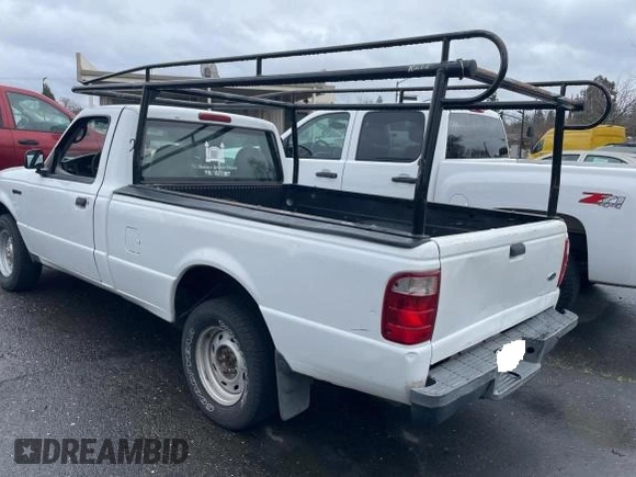 2004 Ford Ranger XL with VIN 1FTYR10U64PA75185, listed as a Copart auction lot 46357545 with 192,600 mi miles and Clean Title. Bid and sale history available at DreamBid. Image 3.