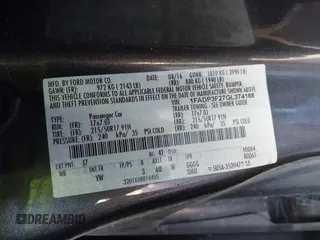 2016 Ford Focus SE with VIN 1FADP3F27GL374188, listed as a IAAI auction lot 41738121 with 125,229 mi miles. Bid and sale history available at carsss.com. Image 9.