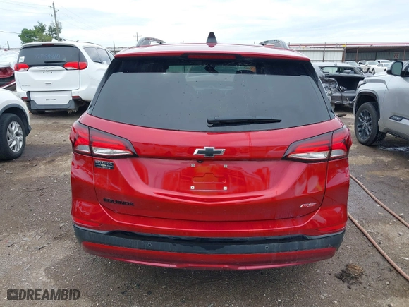 2024 Chevrolet Equinox RS with VIN 3GNAXMEG7RS108321, listed as a IAAI auction lot 39798009 with 19,812 mi miles. Bid and sale history available at carsss.com. Image 16.