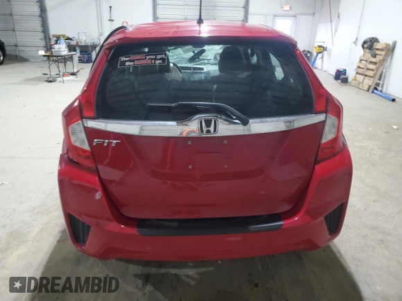 2015 Honda Fit EX-L with VIN 3HGGK5H86FM741938, listed as a Copart auction lot 48023625 with 0 mi miles and Salvage Title. Bid and sale history available at carsss.com. Image 6.