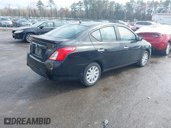 2018 Nissan Versa SV with VIN 3N1CN7AP5JL820567, listed as a IAAI auction lot 41850033 with 130,608 mi miles. Bid and sale history available at carsss.com. Image 4.