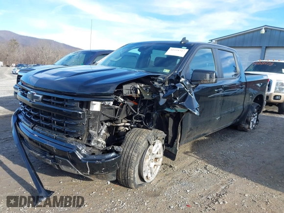 2023 Chevrolet Silverado 1500 RST with VIN 3GCUDEE80PG341292, listed as a IAAI auction lot 41558317 with 1 mi miles. Bid and sale history available at carsss.com. Image 6.