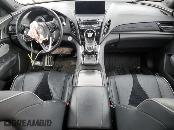 2020 Acura RDX w/A-Spec Pkg with VIN 5J8TC2H60LL805672, listed as a Copart auction lot 49971145 with 110,643 mi miles and Salvage Title. Bid and sale history available at carsss.com. Image 8.