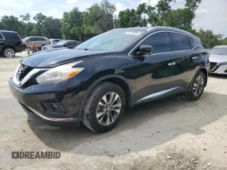 2017 Nissan Murano SL with VIN 5N1AZ2MG9HN167464, listed as a Copart auction lot 53276785 with 98,376 mi miles and Salvage Title. Bid and sale history available at DreamBid. Image 1.