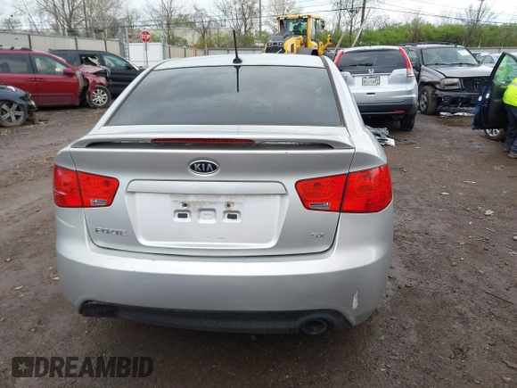 2010 Kia Forte SX with VIN KNAFW4A39A5230517, listed as a IAAI auction lot 41953297 with 154,711 mi miles. Bid and sale history available at carsss.com. Image 17.