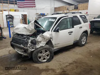 2012 Ford Escape Hybrid with VIN 1FMCU5K37CKB20209, listed as a Copart auction lot 47182745 with Not provided miles and Salvage title. Bid and sale history available at DreamBid. Image 1.