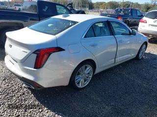 2024 Cadillac CT4 Premium Luxury with VIN 1G6DB5RK7R0131116, listed as a IAAI auction lot 41172822 with 224 mi miles. Bid and sale history available at carsss.com. Image 4.